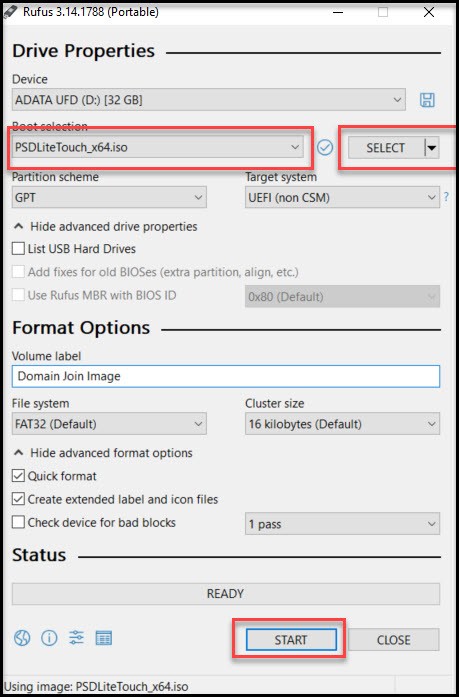 burn iso to usb stick