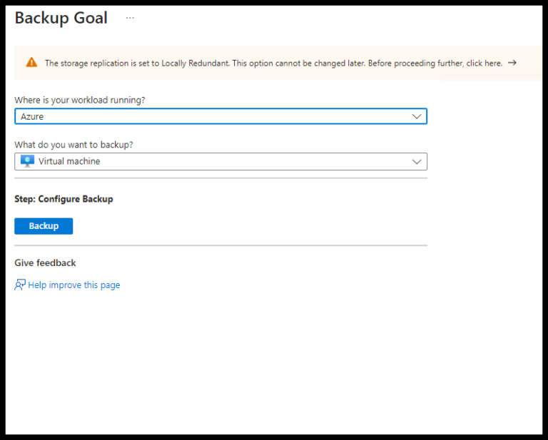 Types of backup to choose from